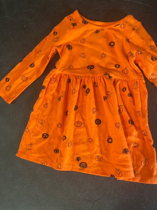 Photo 1 of 5t Cat and Jack Girls Dress Orange ? Pumpkin ? Girl Size 12M/18M/2T-5T ? NWT