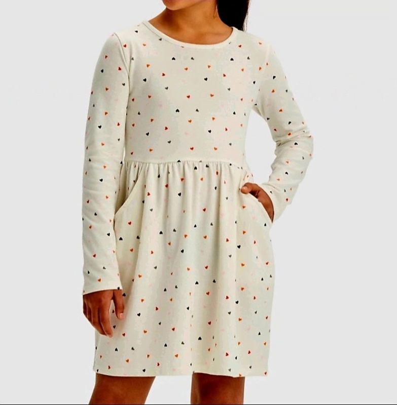 Photo 1 of S/M Cat & Jack Girls Long Sleeve Halloween Valentine's day Hearts Dress