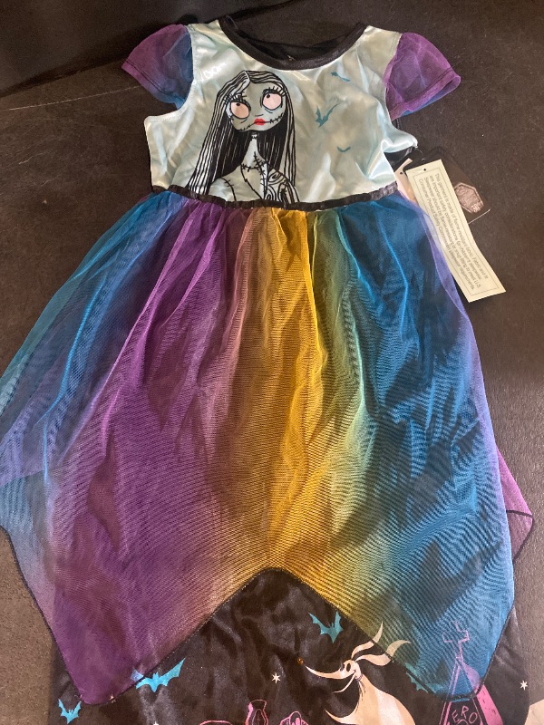 Photo 1 of  SIZE XS 6 Nightmare Before Christmas Sally Girl's Halloween Satinet & Tulle