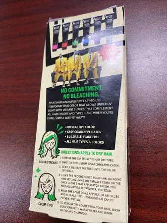 Photo 1 of splat beetlejuice hair dye green 3 pack