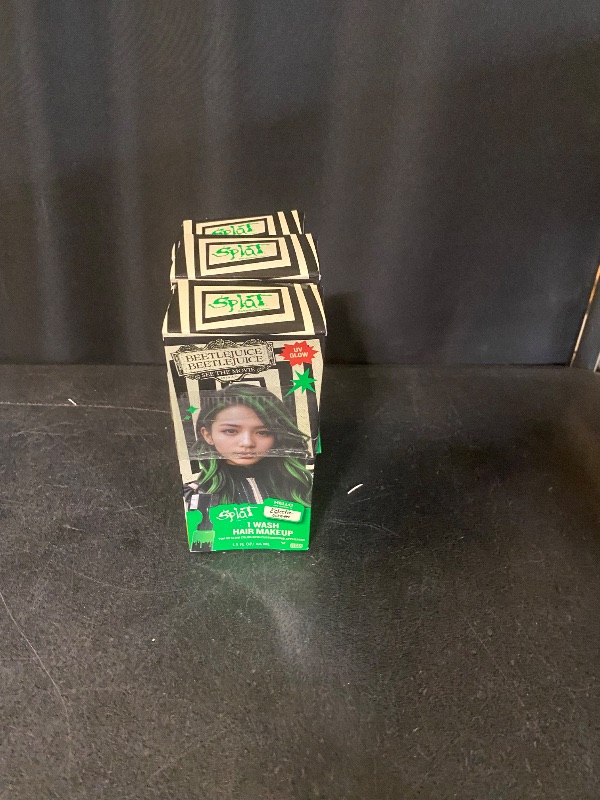 Photo 1 of splat beetlejuice hair dye green 3 pack