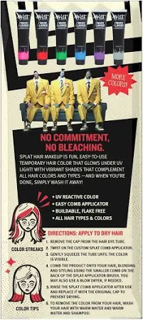 Photo 1 of splat beetlejuice hair dye red 2 pack