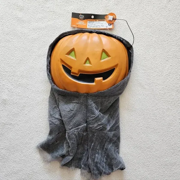 Photo 1 of  hyde and eek Light Up Goblin Pumpkin Halloween Mask