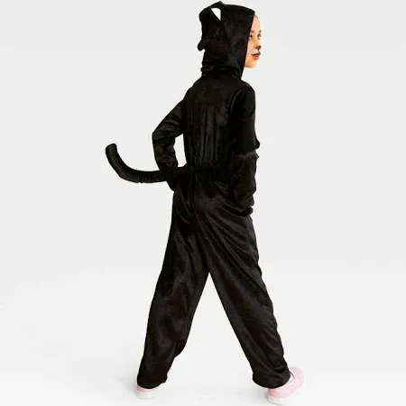 Photo 1 of size L Hyde & EEK! Boutique Kids' Alley Cat Halloween Costume Jumpsuit