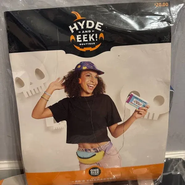 Photo 1 of Hyde Eek 1980s Character Halloween Costume (one size fits most adult)