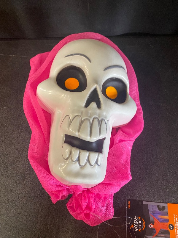 Photo 1 of Hyde & Eek Neon Skeleton Ghoul Halloween Prop Decoration (pink)