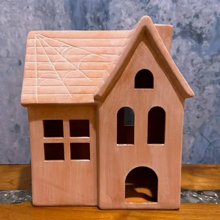 Photo 1 of  Holiday Hyde & Eek Terracotta Haunted House Halloween Novelty Decor