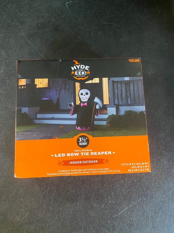 Photo 1 of Hyde & Eek Boutique 3.5 Ft LED Inflatable Bow Tie Reaper