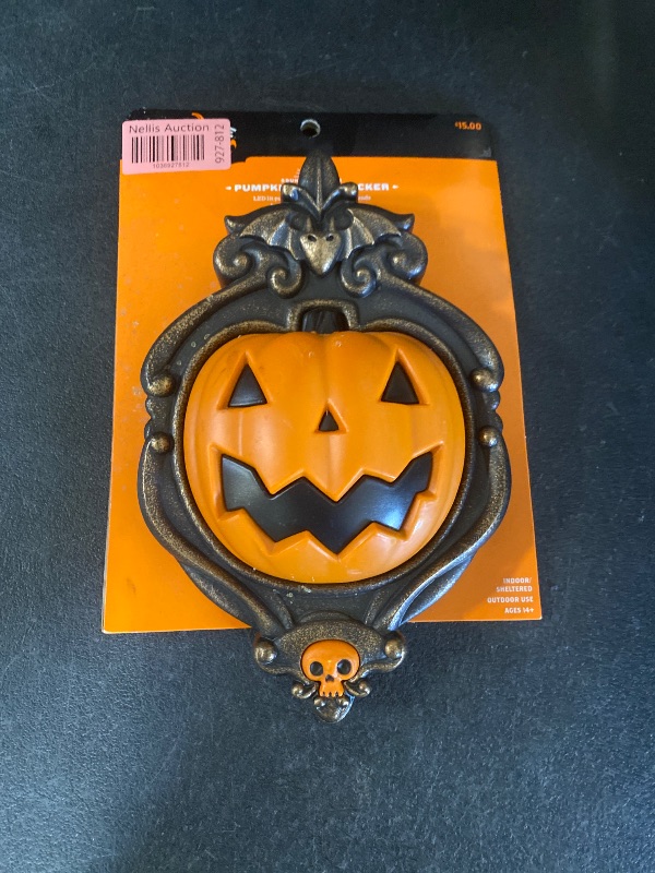 Photo 1 of Hyde & Eek! Boutique Animated Pumpkin Door Knocker