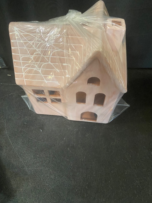 Photo 1 of  Holiday Hyde & Eek Terracotta Haunted House Halloween Novelty Decor