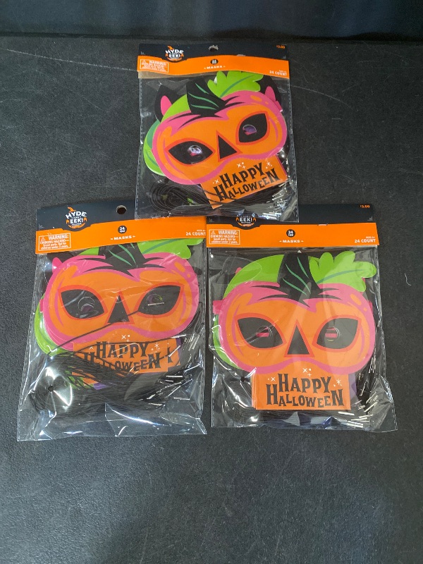 Photo 1 of 3 pack Hyde & Eek Halloween Masks
