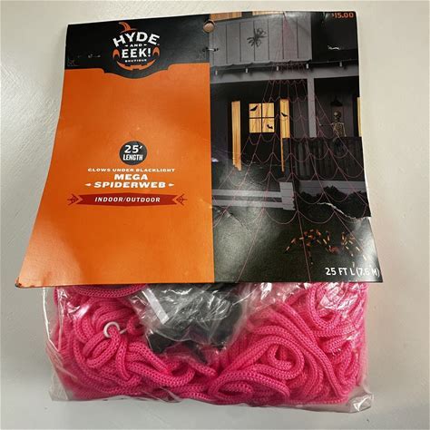 Photo 1 of hyde and eek mega spider web pink