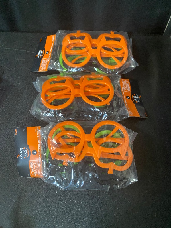 Photo 1 of 3 pack hyde and eek novalty sunglasses 6 count 
