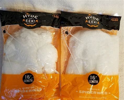 Photo 1 of 2 pack - hyde and eek spider web