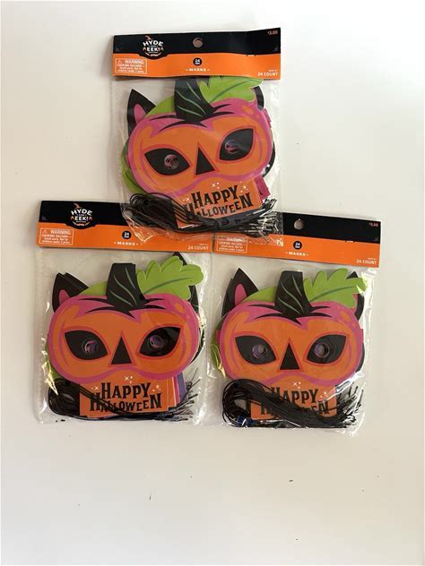 Photo 1 of 4 pack hyde and eek masks 24 count