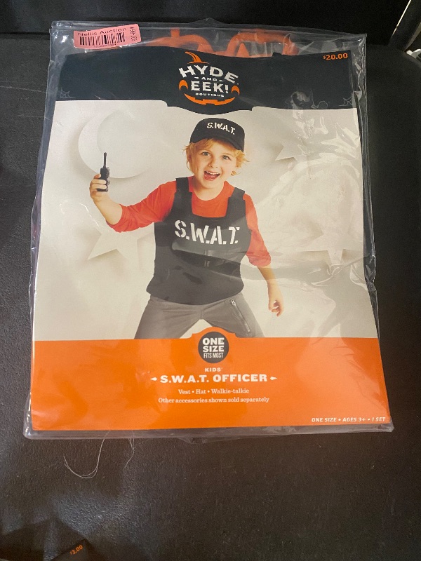 Photo 1 of  size osfm hyde and eek swat costume kid