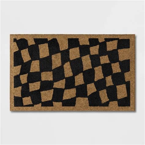 Photo 1 of hyde and eek door mat checkered