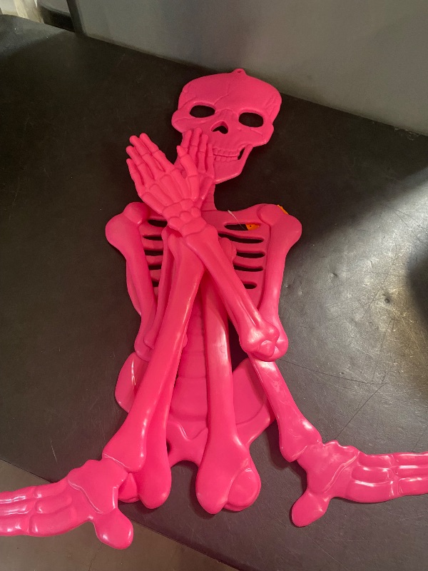 Photo 1 of hyde and eek skeleton 59" pink