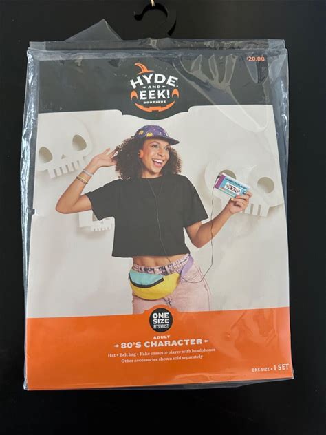 Photo 1 of size adult hyde and eek 80s character costume
