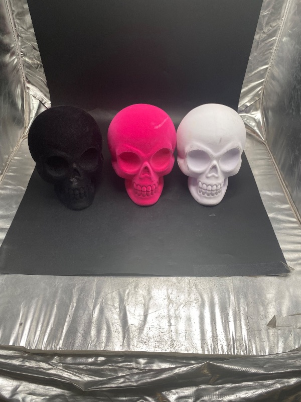 Photo 1 of hyde and eek skull pink white and black 3 count

