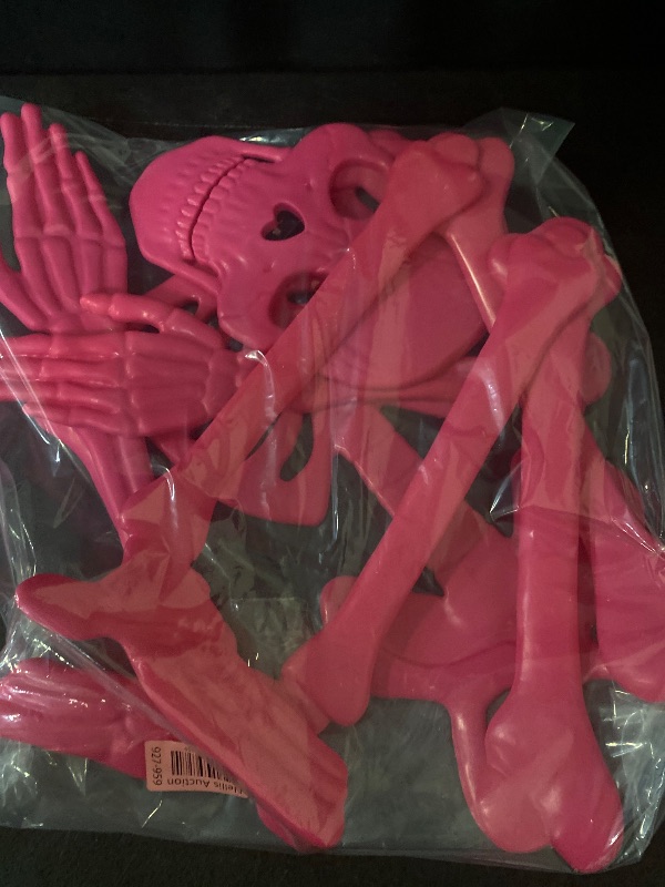 Photo 1 of hyde and eek skeleton 59" pink
