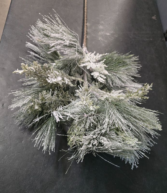 Photo 1 of 3Ft Frosted Pine Branch 