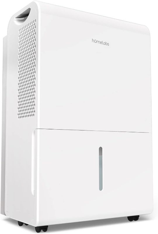 Photo 1 of hOmeLabs 3000 Sq. ft. Energy Star Dehumidifier - Ideal for Medium to Large Rooms, Bedrooms and Home Basements - Powerful Moisture Removal and Humidity Control - 35 Pint (Previously 8 Pint)