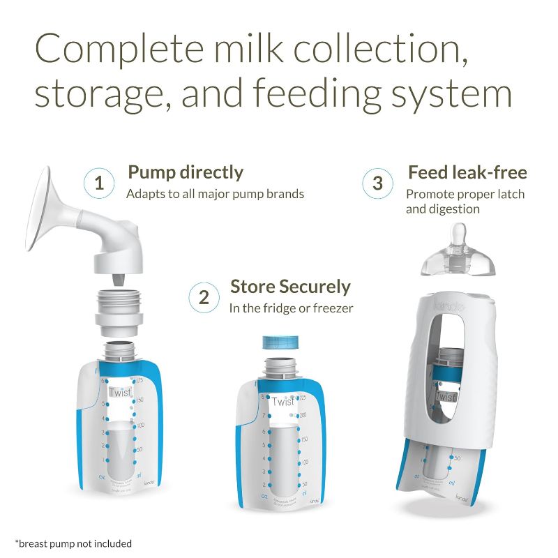 Photo 1 of Kiinde Twist Universal Direct-Pump Feeding System and Warmer Gift Set