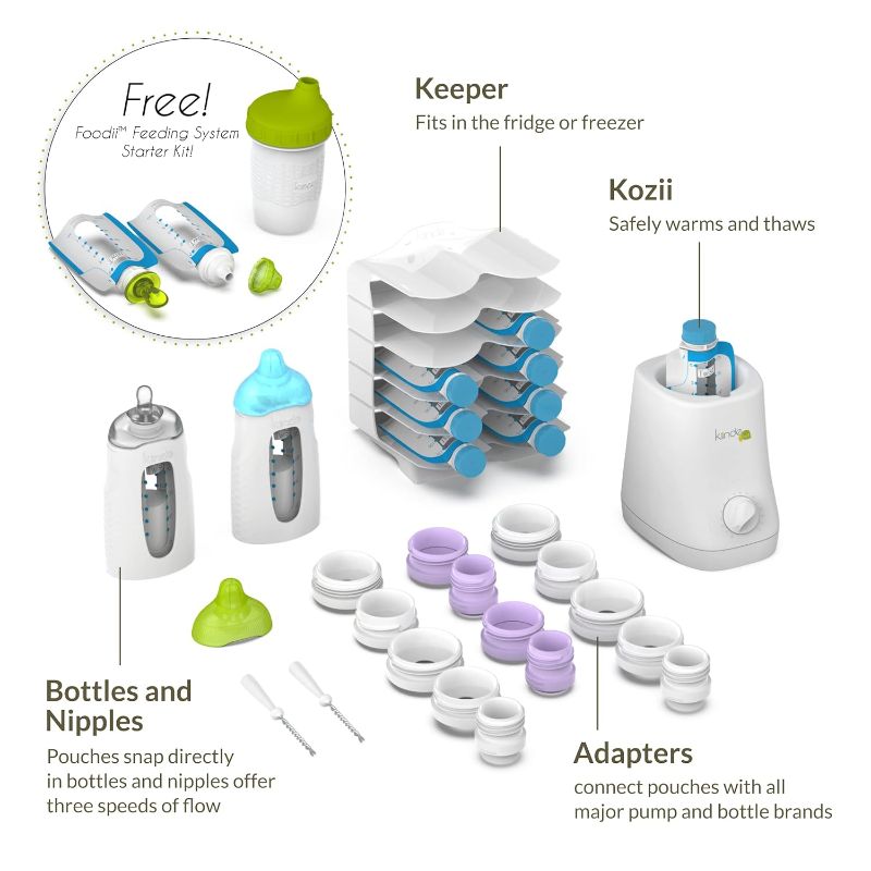 Photo 1 of Kiinde Twist Universal Direct-Pump Feeding System and Warmer Gift Set