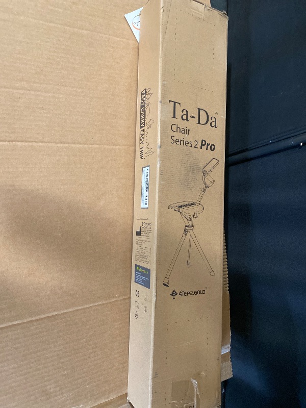 Photo 1 of STEP2GOLD Ta-Da Chair Series 2 PRO, Portable Trekking Hiking Pole, Folding Walking Stick with Seat, Walking Cane with Chair, Foldable Chair, Lightweight Aluminum, Easy Carry and Storage, Anti-Slip