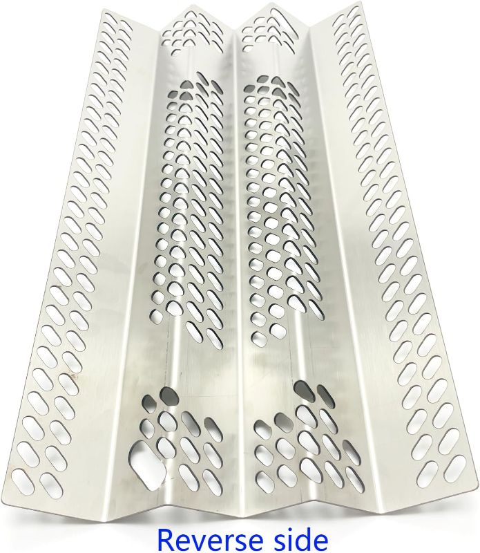 Photo 1 of S351 stainless steel heat plate replacement parts for American outdoor 30NB 30PC AOG Gas grill ?16ga-3pack) 15-1/2 x 8-1/4"