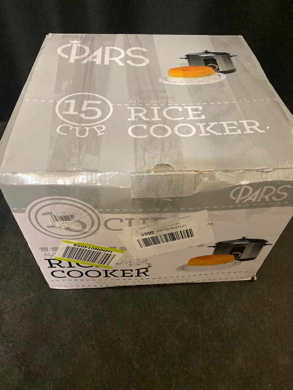 Photo 1 of Pars Automatic Persian Rice Cooker - Tahdig Rice Maker Perfect Rice Crust, 15 Cup