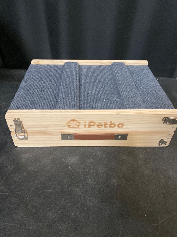 Photo 1 of Small Dog Ramp for Bed Couch Car Folding Portable Pet Ramp for Cats Adjustable Height 21", Up to 35 lbs