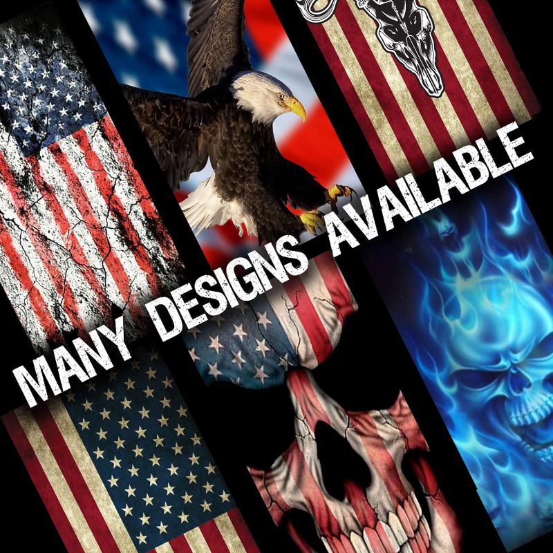 Photo 1 of GRAPHIX EXPRESS Cornhole Set Wraps - Cornhole Decals - Vinyl Wraps & Skins for Boards