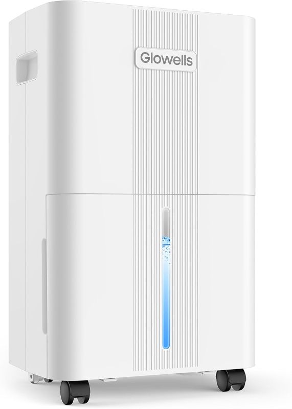 Photo 1 of 1600 Sq.ft Dehumidifiers for Home, Glowells 21 Pints Dehumidifier with Drain Hose for Basement, Smart Humidity Control Moisture Removal, 3 Operation Modes for RV, Bathroom, Bedroom