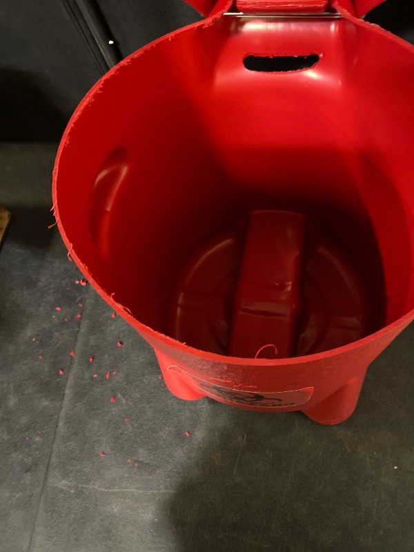 Photo 1 of Eagle Biohazardous Plastic Waste Can, Foot-Operated, 10 Gal