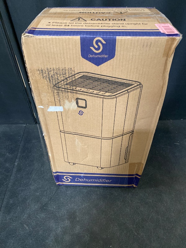 Photo 1 of 2000 Sq. Ft Dehumidifier for Home/Basement, 30 Pints 36 dB Dehumidifiers for Bedroom/Bathroom With Drain Hose LED Intelligent Humidity Light