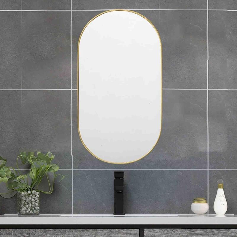 Photo 1 of Home Bathroom Mirror Hotel B&B Bathroom Sink Wall Mounted Vanity Mirror(Black)
Brand: SBCC