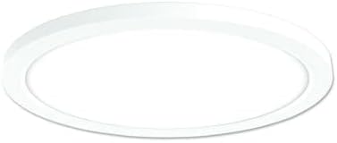 Photo 1 of Good Earth Lighting Plano 24in. Direct Wire LED Flush Mount Ceiling Light Fixture in White, 2400 Lumens, Dimmable, 5 Color Temperature Selectable Settings