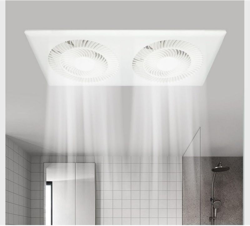 Photo 1 of Ventilation Fans Ultra-thin 9cm Dual-motor Integrated Ceiling Ventilation Fan 30x60cm Kitchen Bathroom Powerful Mute Exhaust Fan
