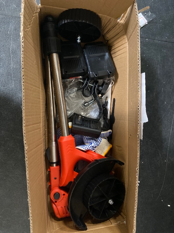 Photo 1 of Cordless  Wacker,Electric Weed Eater,2 Batteries,Grass Trimmer Cordless,Weed Erimmer RED-GCJ