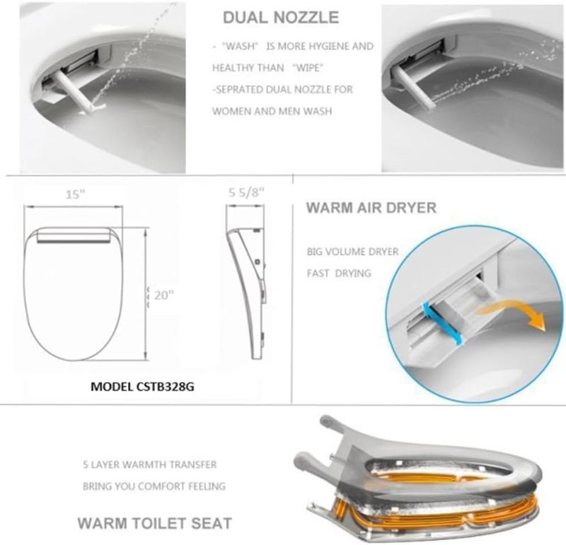 Photo 1 of Cascada Heated Toilet Seat | Warm Air Dryer, and Customizable Wash Settings