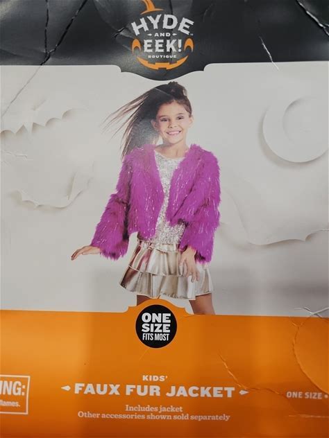 Photo 1 of hyde and eek kids faux fur jacket