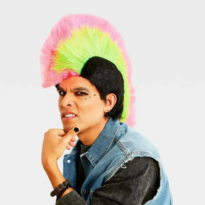 Photo 1 of Hyde and Eek neon mohawk wig