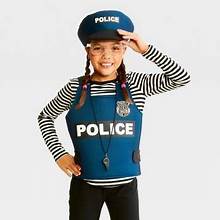 Photo 1 of hyde and eek kid police officer size one size fit most