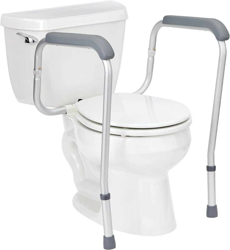 Photo 1 of Medline Toilet Safety Rail For Seniors with Easy Installation, Height Adjustable Toilet Safety Frame, Bathroom Assist Rail with Armrests, Bathroom Safety, 250 lb. Weight Capacity
Visit the Medline Store