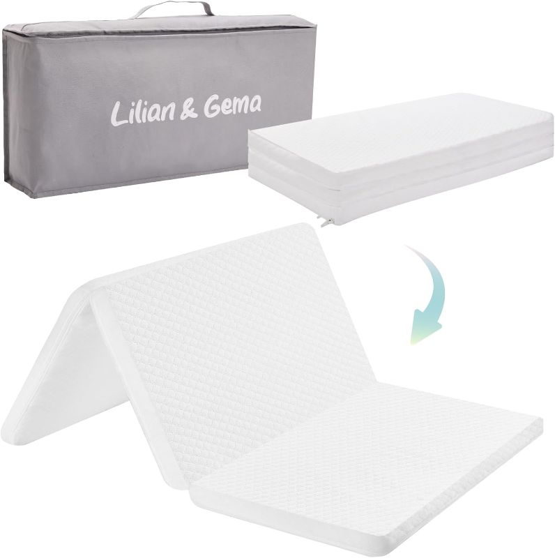 Photo 1 of Lilian&Gema Pack and Play Mattress Pad for Play Pen and Playard, Premium Foam Playpen Mattress Topper with Washable Cover & Traveling Bag for Baby Toddler
Visit the Lilian&Gema Sto