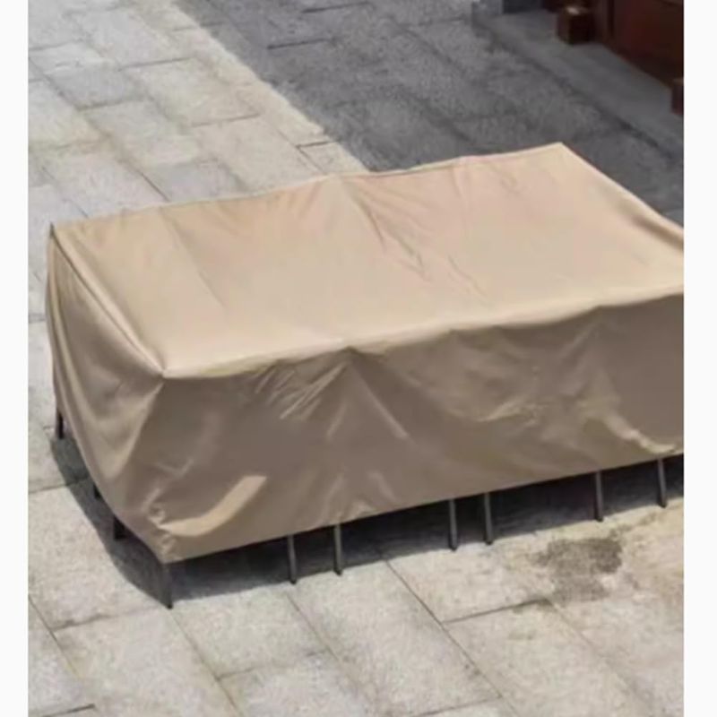 Photo 1 of Tarp, Patio Furniture Cover Waterproof, Rectangular Furniture Set Cover for All Weather Protection Dining Table Chair Set Cover