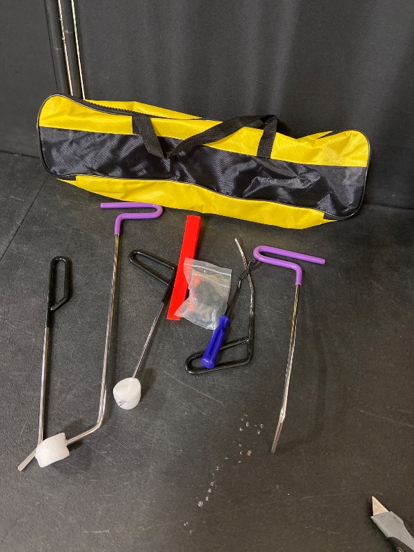 Photo 1 of 22 Pcs Car Dent Repair Rods, Hard Spring Steel Dent Rods, Dent Repair Tools, Professional Hail Dent Removal Tool for Minor Dents, Door Dings,Hail Damage,Linear Dent and Large Dent