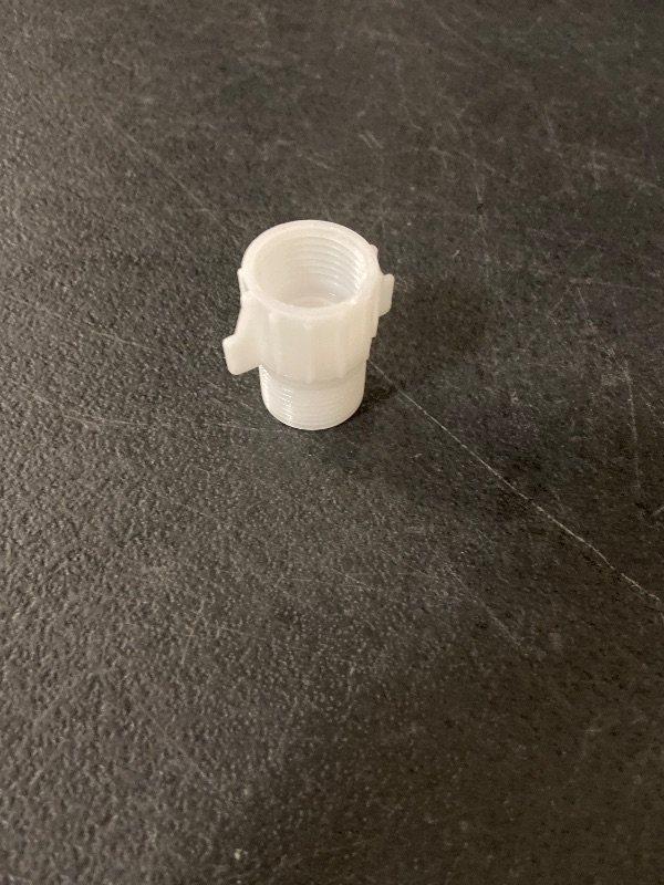 Photo 1 of 1/2" Female Pipe Adapter to 7/8" Male, Has Built in Screen for Straining